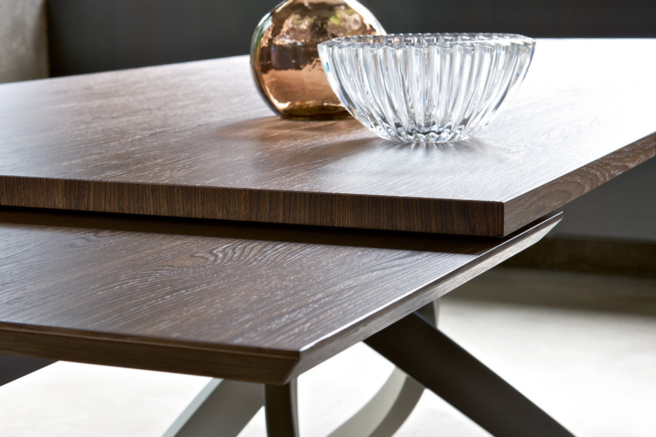 Bontempi Casa Artistico 20.59 Rectangular Extendable Dining Table