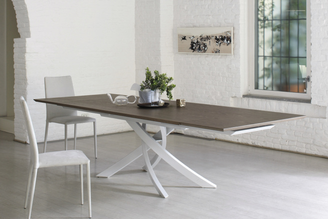 Bontempi Casa Artistico 20.59 Rectangular Extendable Dining Table