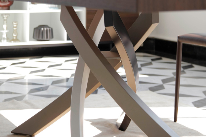 Bontempi Casa Artistico 20.03 Rectangular Extendable Dining Table