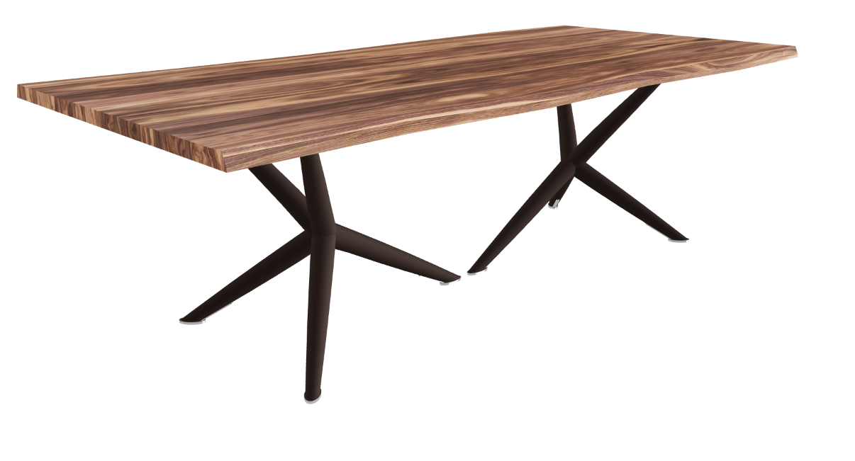 Cattelan Italia Atlantis Wood Live Edged Dining Table