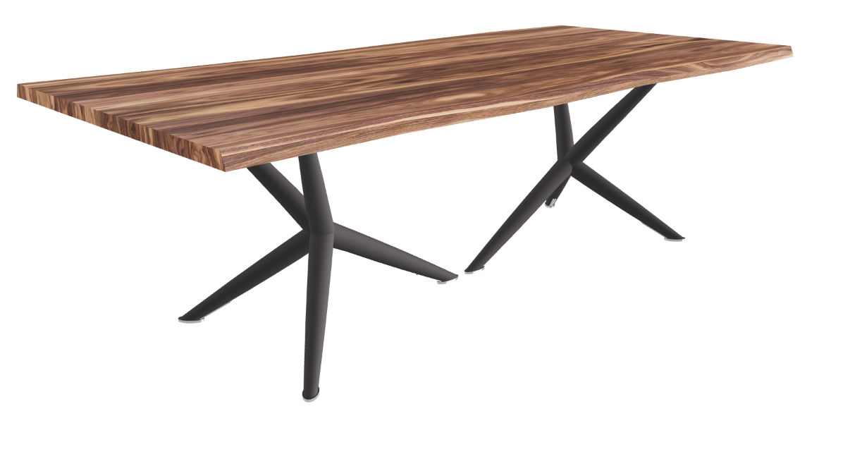 Cattelan Italia Atlantis Wood Live Edged Dining Table