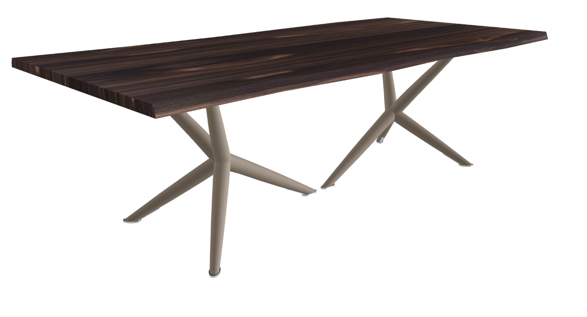 Cattelan Italia Atlantis Wood Live Edged Dining Table