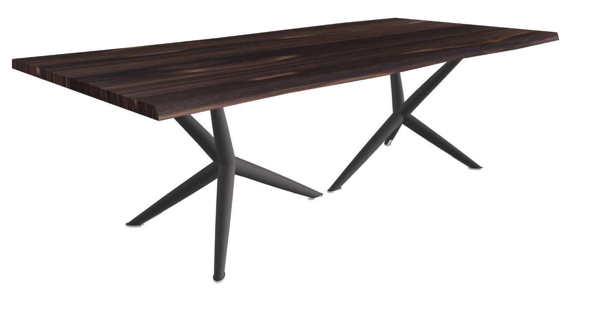 Cattelan Italia Atlantis Wood Live Edged Dining Table