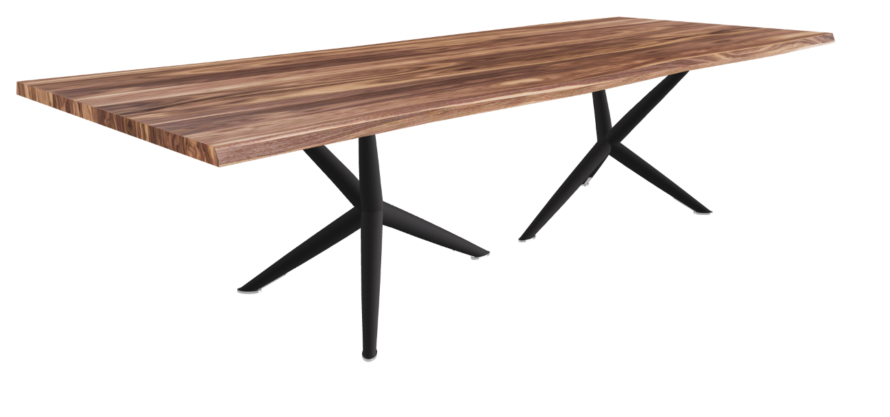 Cattelan Italia Atlantis Wood Live Edged Dining Table