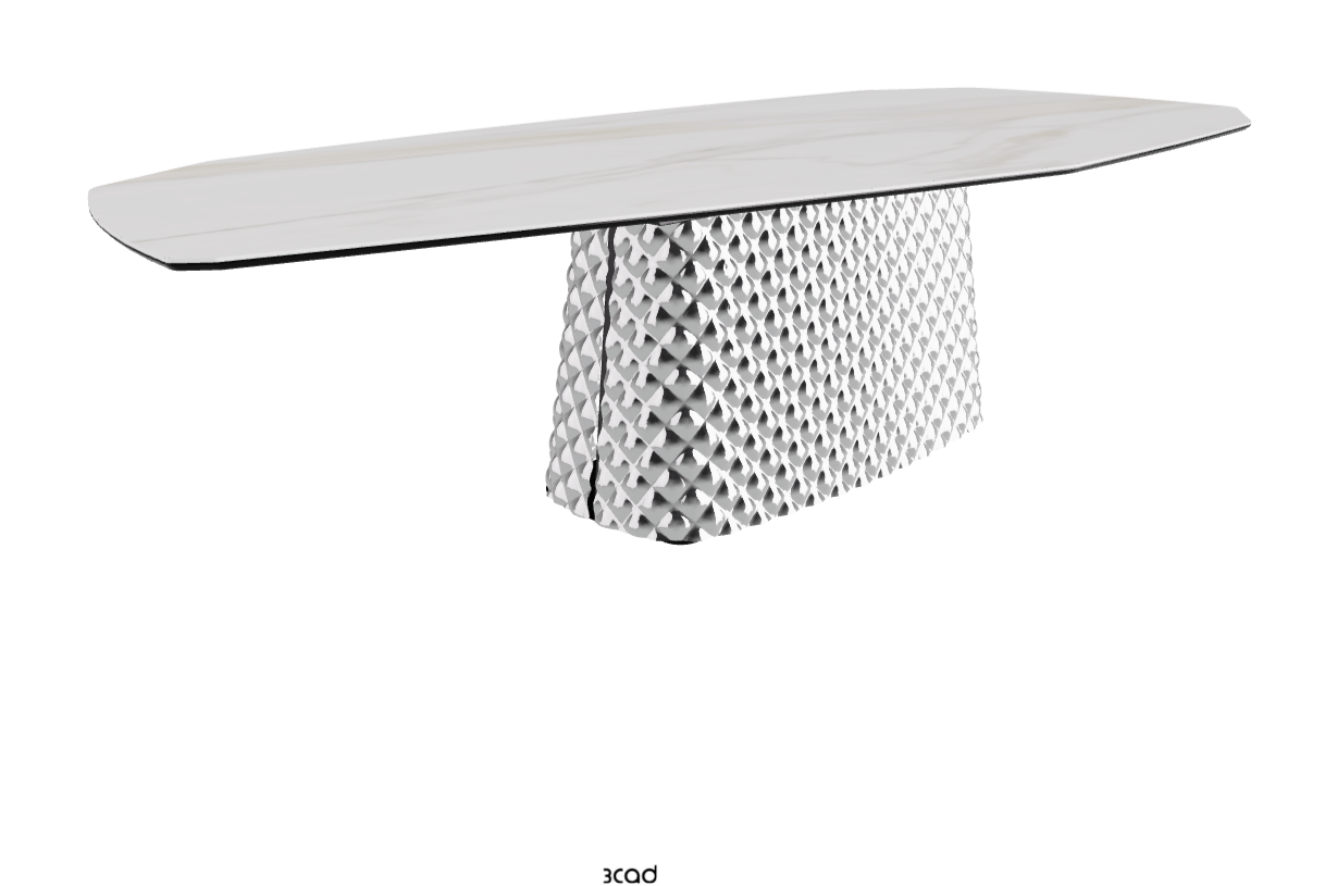 Cattelan Italia Atrium Keramik Polygon & Biscuit Shaped Dining Table