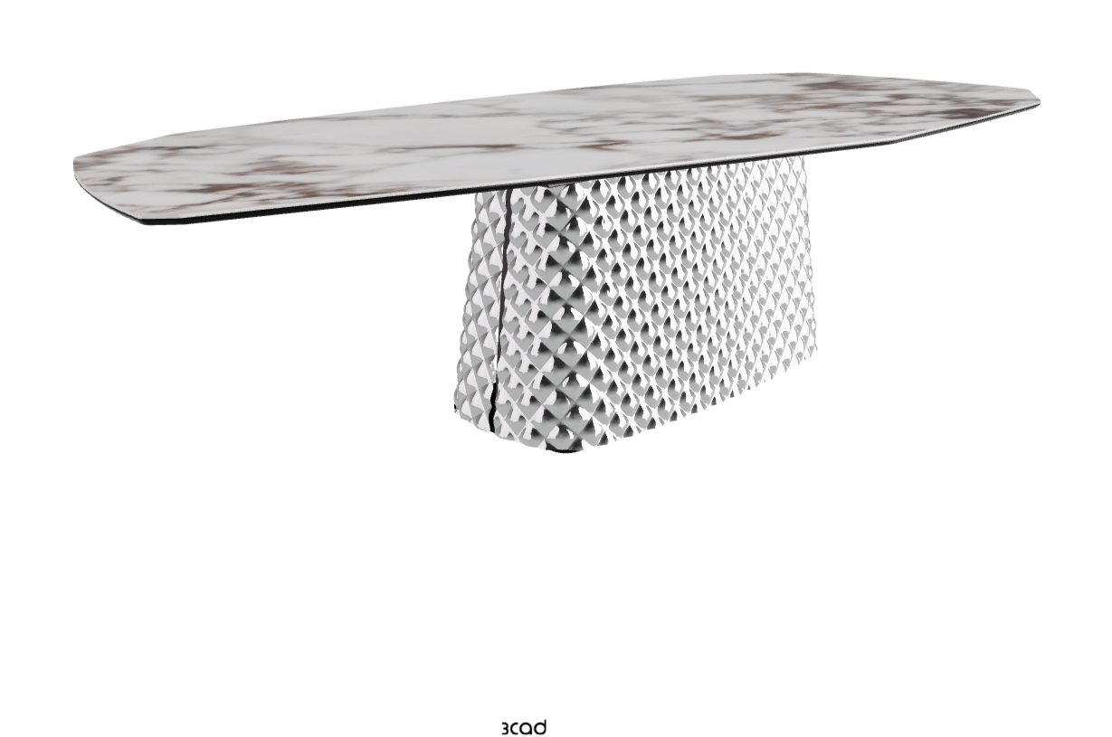 Cattelan Italia Atrium Keramik Polygon & Biscuit Shaped Dining Table