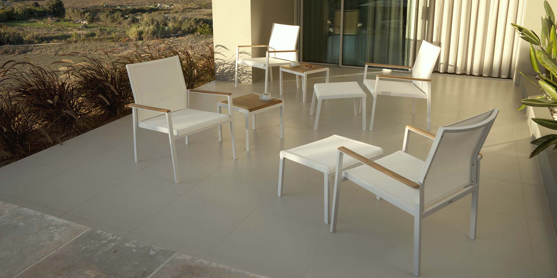 Barlow Tyrie Aura Occasional Low Table 60 Square