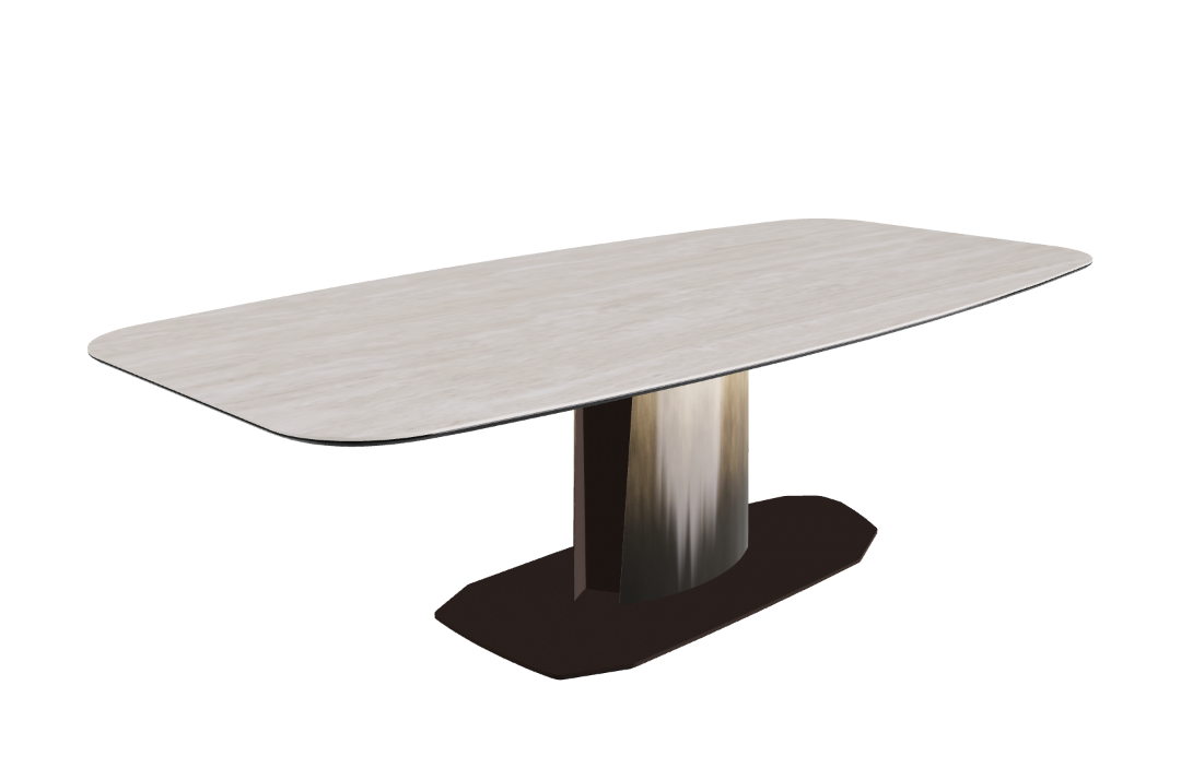 240x120x73 to 105h Barrel Shaped_Colosseo_Oxy Brass_Closed