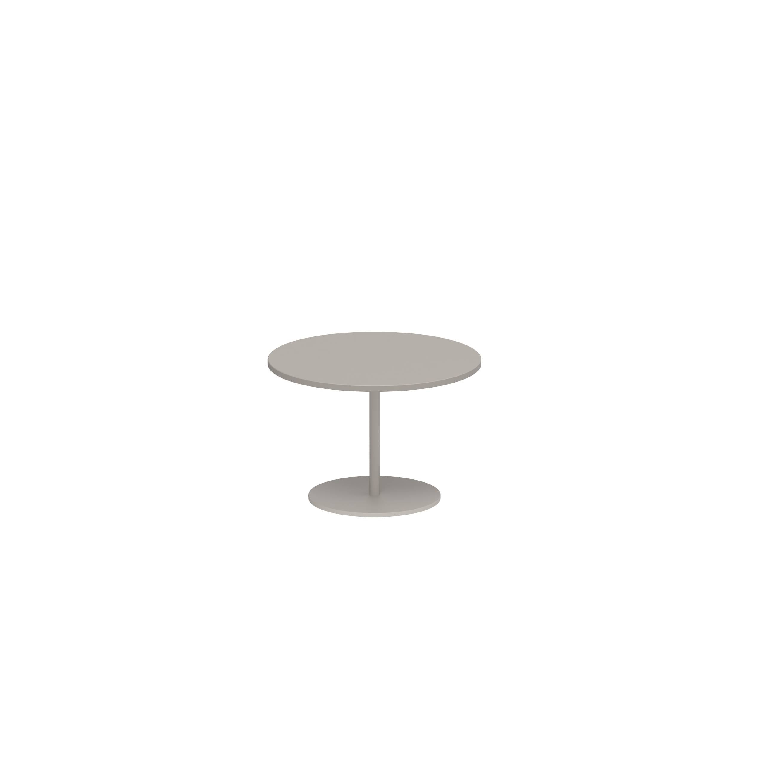Butler Side Table Ø40cm H28cm Sand Ceramic Pearl Grey