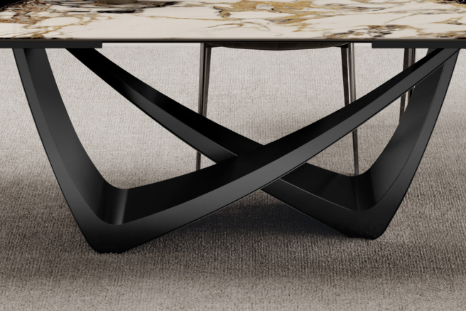 Bontempi Casa Bach 53.85 Rectangular Extendable Dining Table