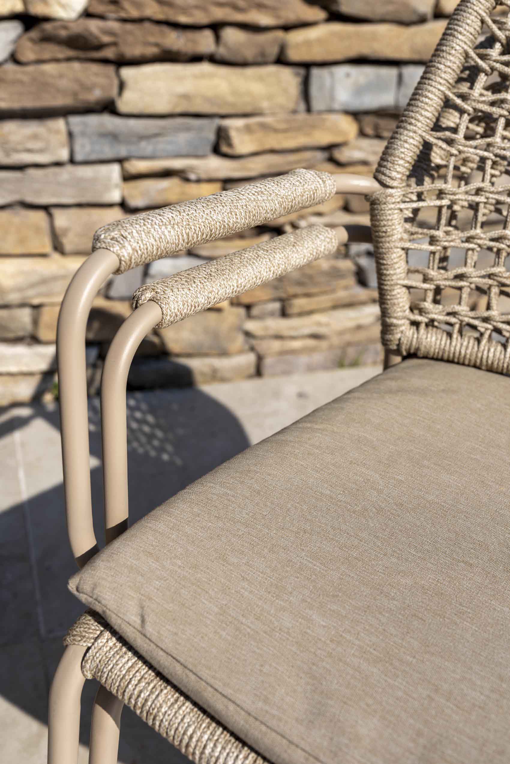 4 Seasons Outdoor Barista 6 Seat Dining Set With 240cm Bel Air Dining Table