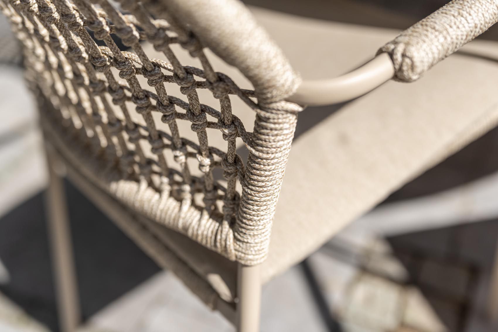 4 Seasons Outdoor Barista 6 Seat Dining Set With 240cm Bel Air Dining Table