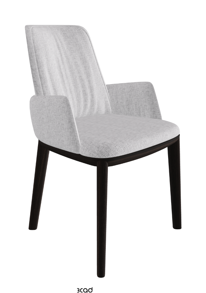 Belinda Dining Armchair_Burned Oak Stained Ashwood_Fabric_B811