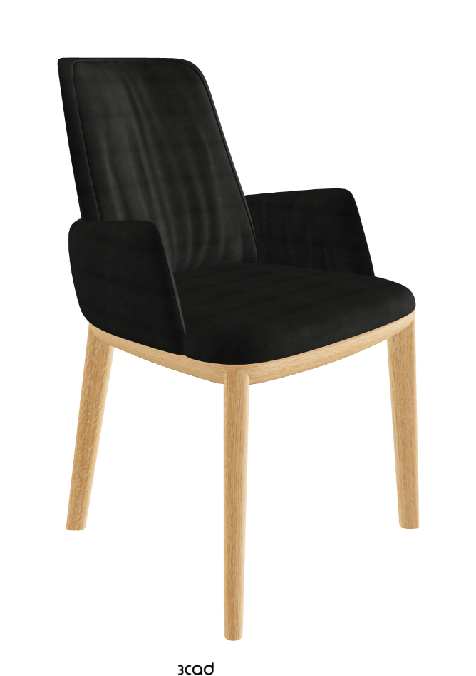 Belinda Dining Armchair_Natural Ashwood_Fabric_B932