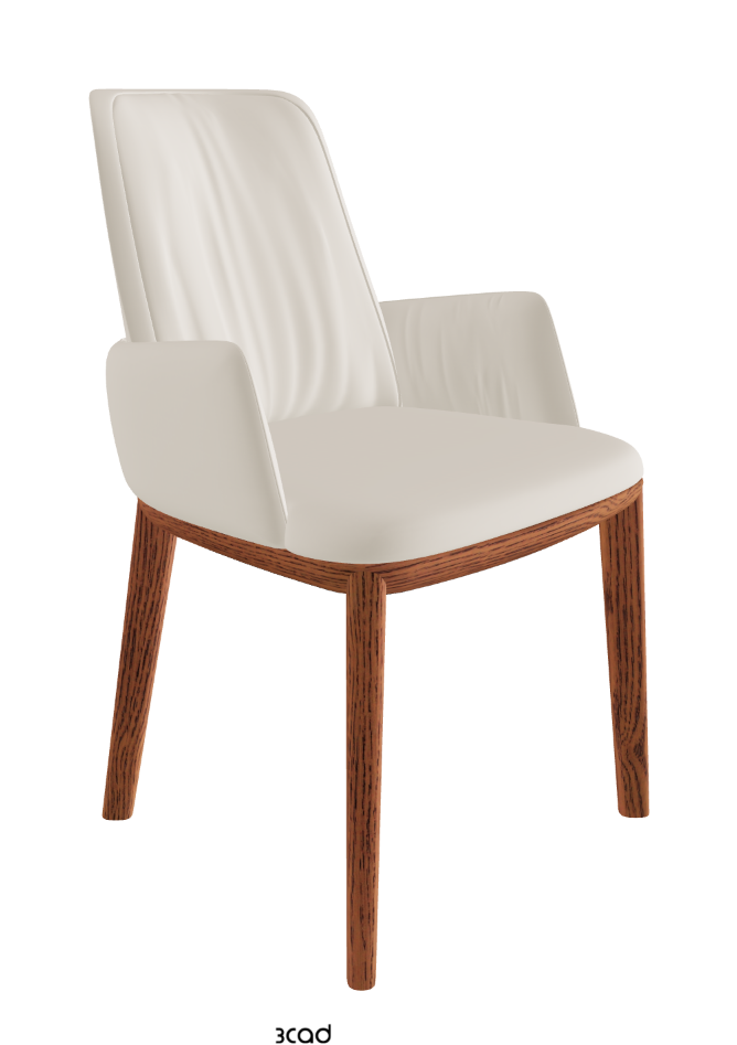 Belinda Dining Armchair_Canaletto Walnut Stained Ashwood_Glove Soft Leather_Ecru