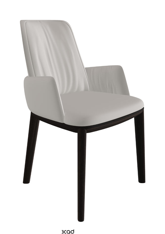 Belinda Dining Armchair_Burned Oak Stained Ashwood_Soft Leather_Dakota