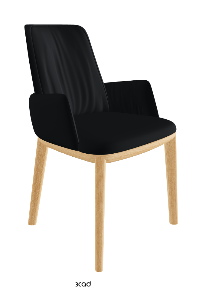 Belinda Dining Armchair_Natural Ashwood_Soft Leather_Atlantico
