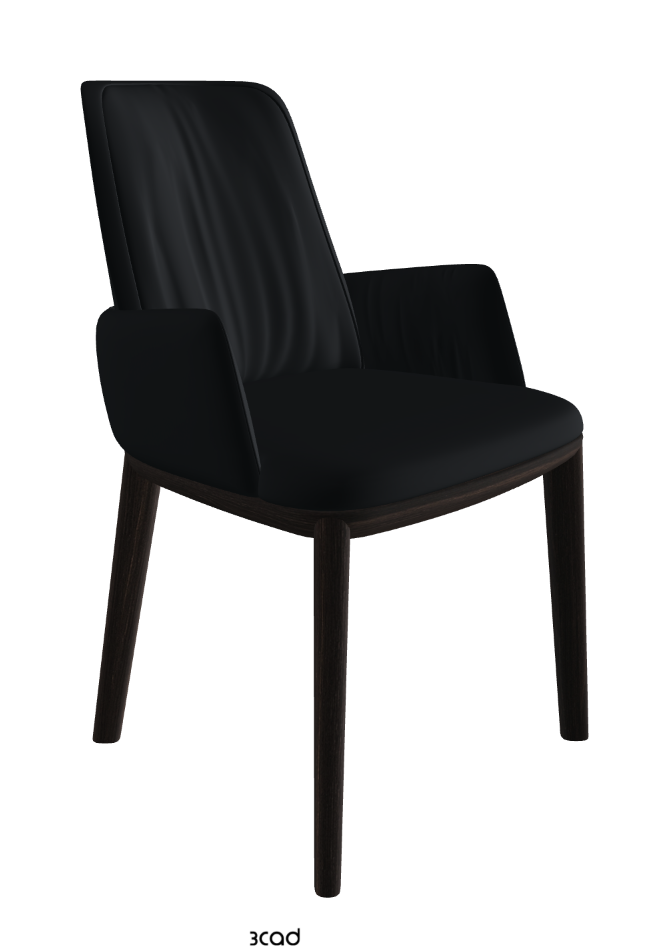 Belinda Dining Armchair_Burned Oak Stained Ashwood_Soft Leather_Atlantico