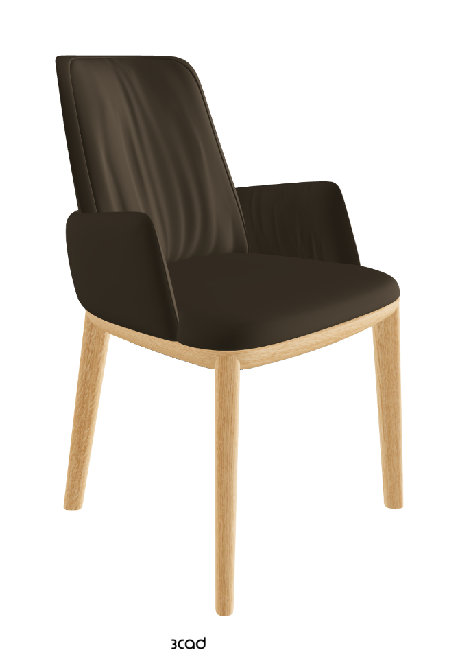 Belinda Dining Armchair_Natural Ashwood_Soft Leather_Bruno