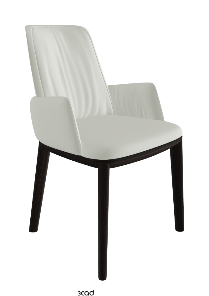 Belinda Dining Armchair_Burned Oak Stained Ashwood_Soft Leather_Artico