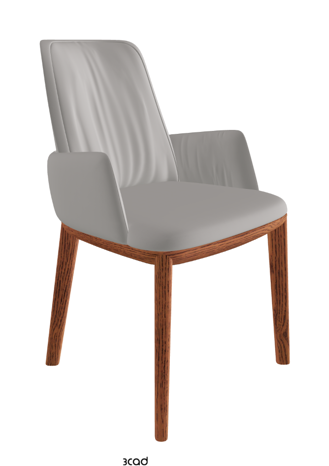 Belinda Dining Armchair_Canaletto Walnut Stained Ashwood_Soft Leather_Nardo