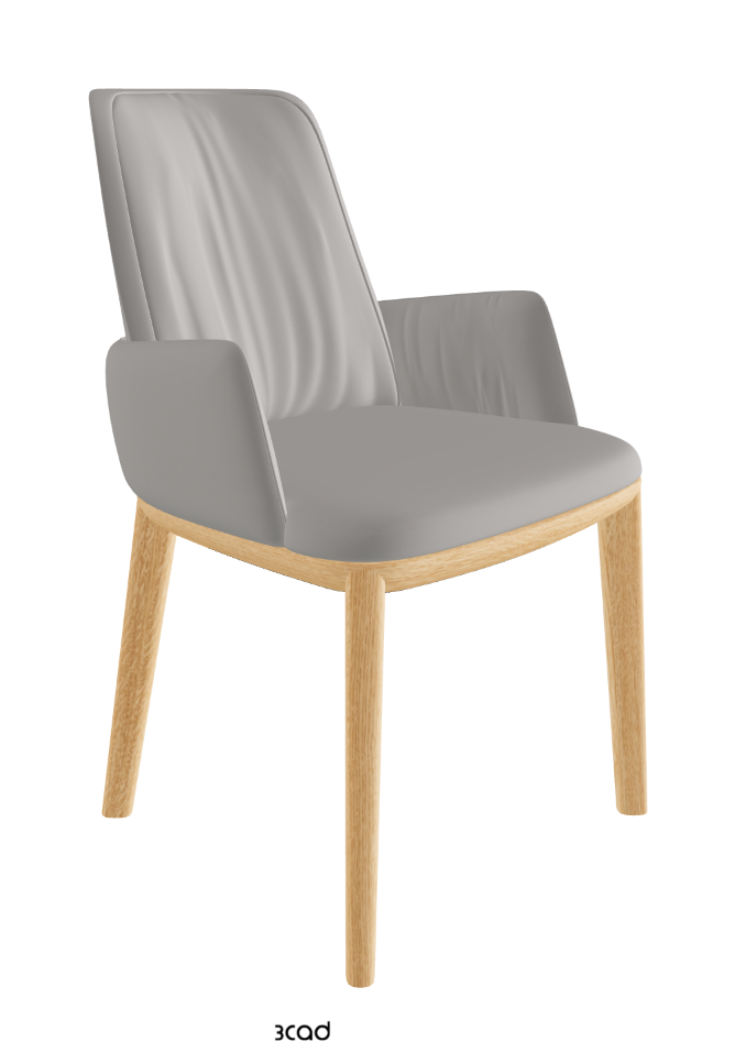 Belinda Dining Armchair_Natural Ashwood_Soft Leather_Nardo