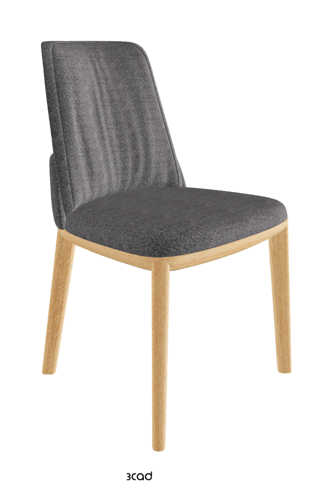 Belinda Dining Chair_Natural Ashwood_Fabric_B244