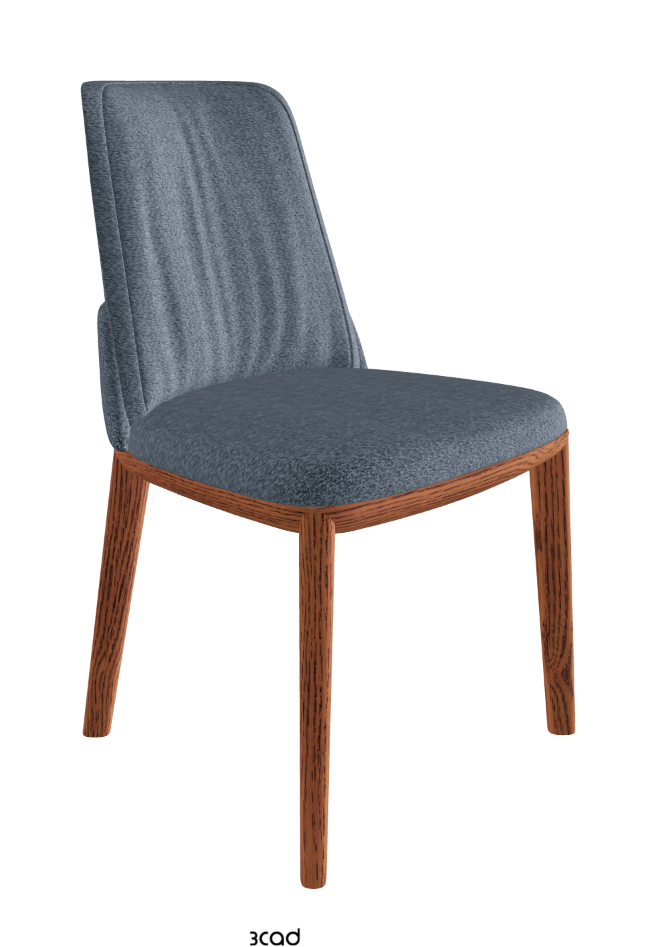 Belinda Dining Chair_Canaletto Walnut Stained Ashwood_Fabric_B245
