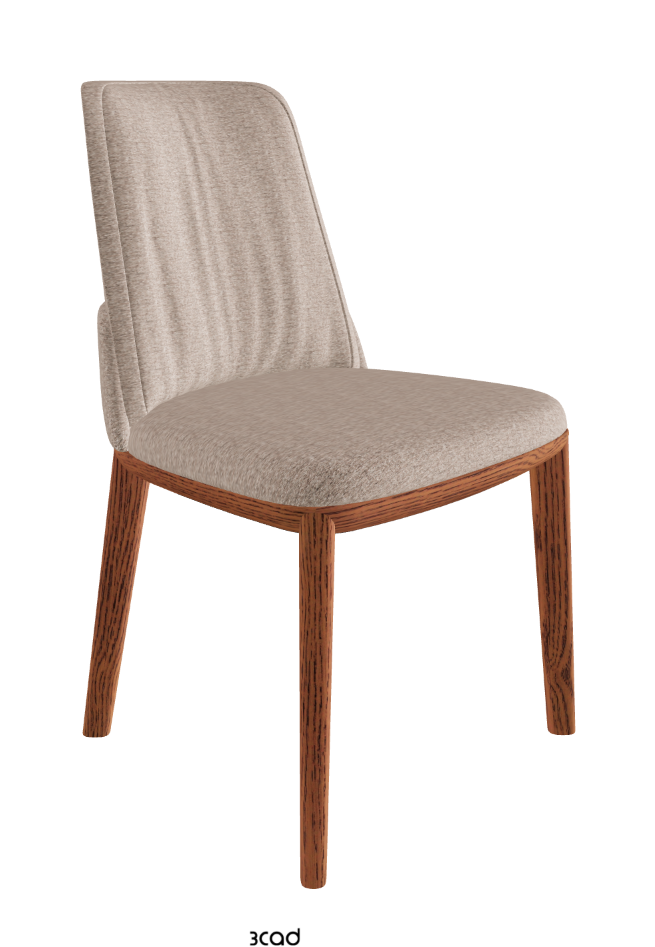 Belinda Dining Chair_Canaletto Walnut Stained Ashwood_Fabric_B731