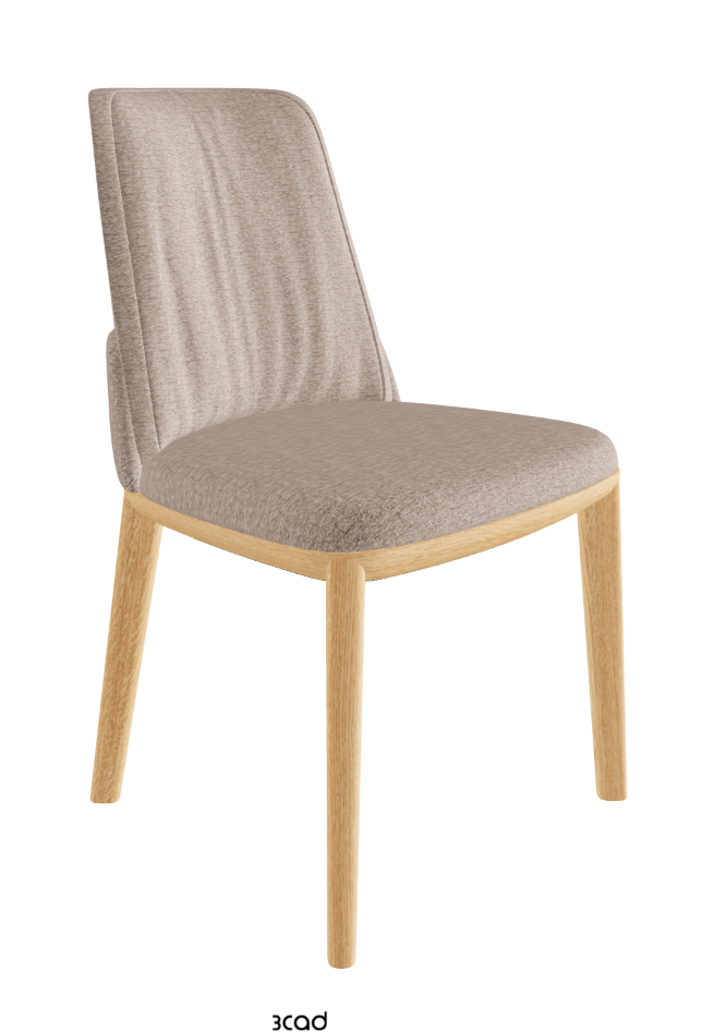 Belinda Dining Chair_Natural Ashwood_Fabric_B731
