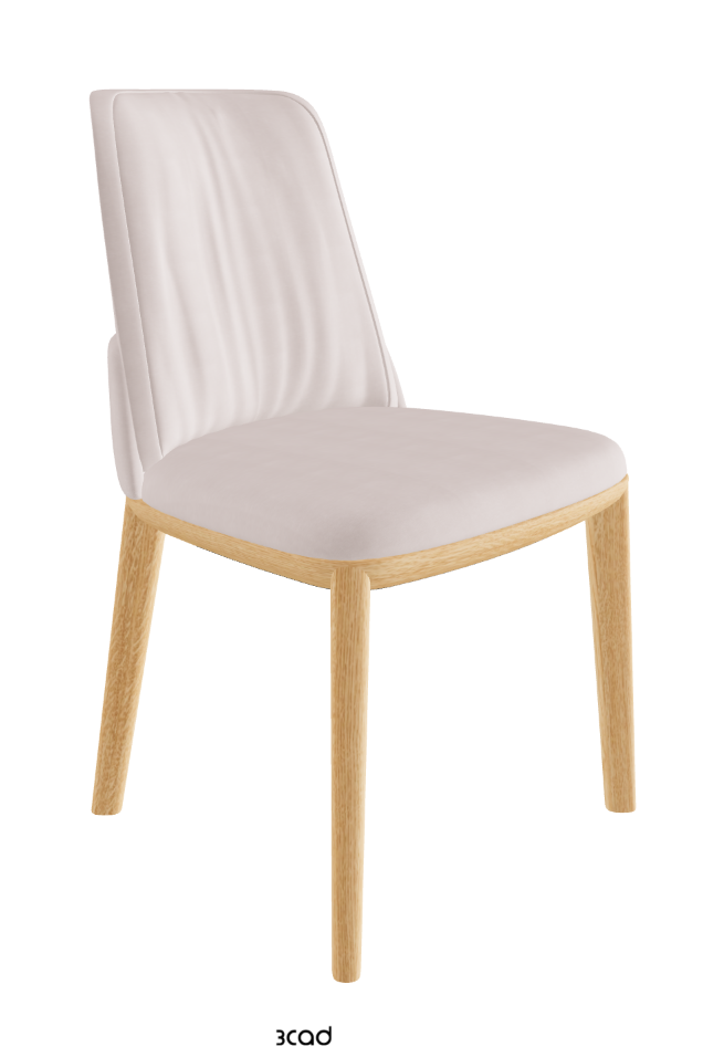 Belinda Dining Chair_Natural Ashwood_Fabric_B923