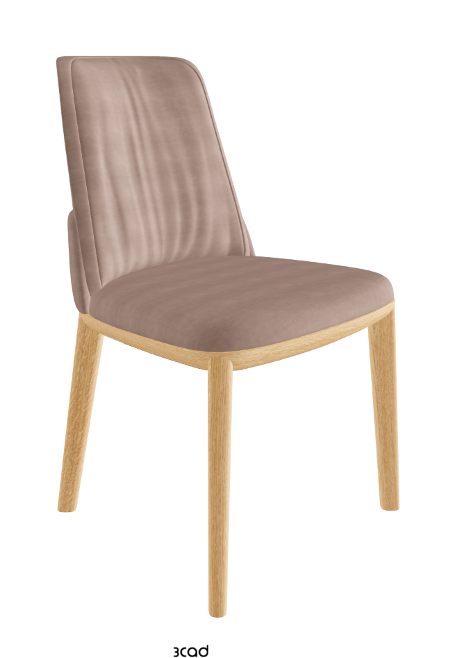 Belinda Dining Chair_Natural Ashwood_Fabric_B925