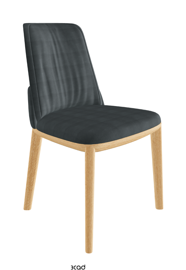 Belinda Dining Chair_Natural Ashwood_Fabric_B927