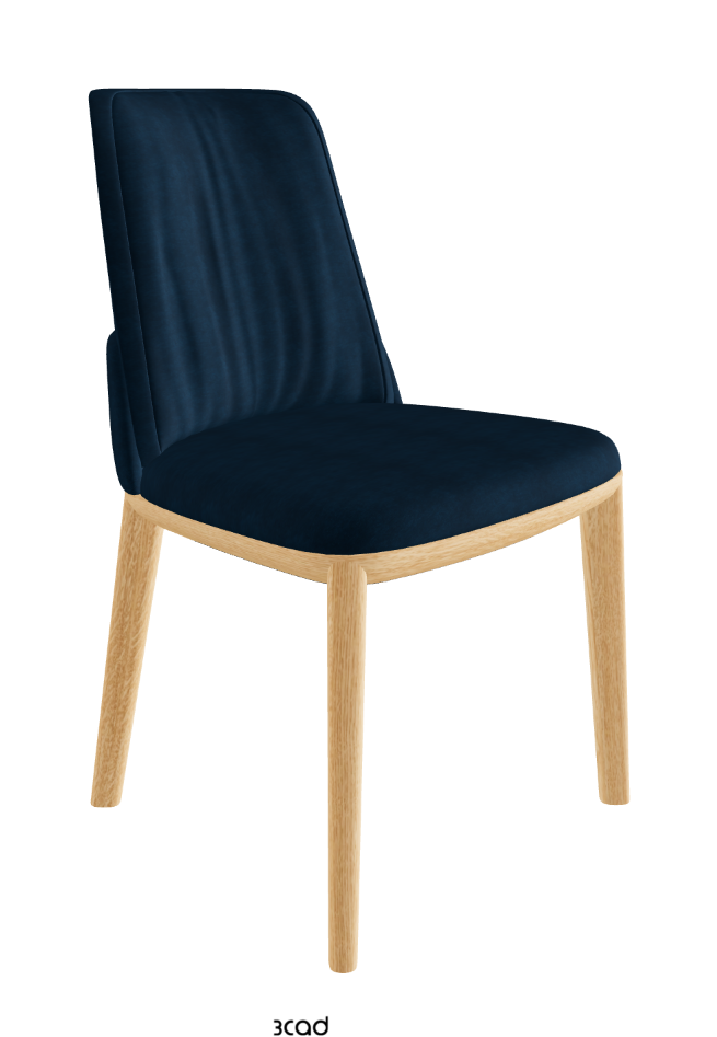 Belinda Dining Chair_Natural Ashwood_Fabric_B929