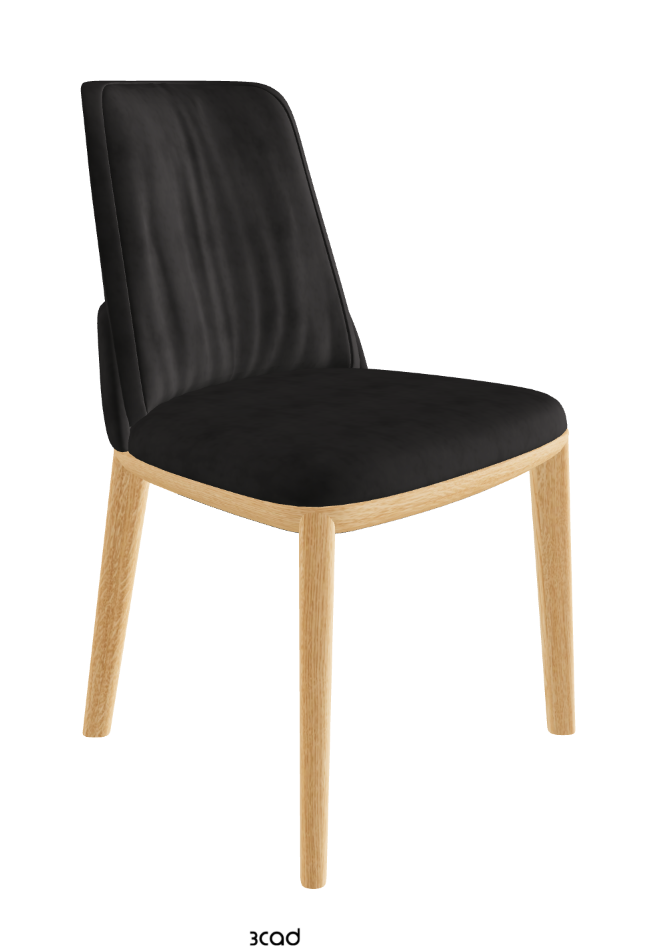 Belinda Dining Chair_Natural Ashwood_Micro Nubuk_Charcoal