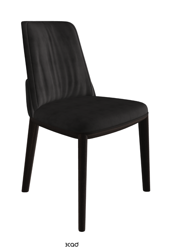 Belinda Dining Chair_Burned Oak Stained Ashwood_Micro Nubuk_Charcoal