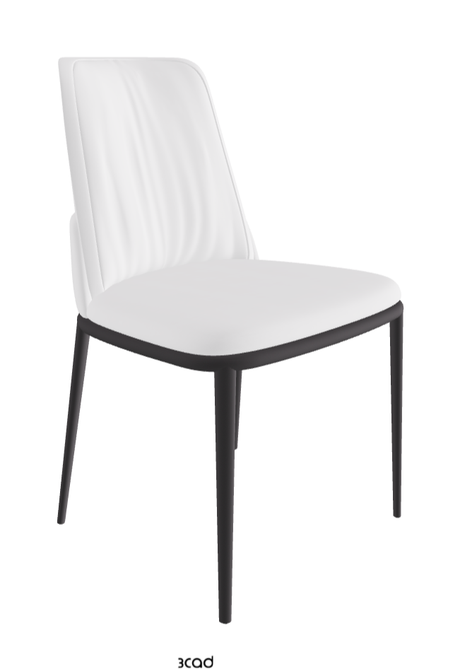 Belinda ML Dining Chair_Graphite Embossed_Fabric_B920