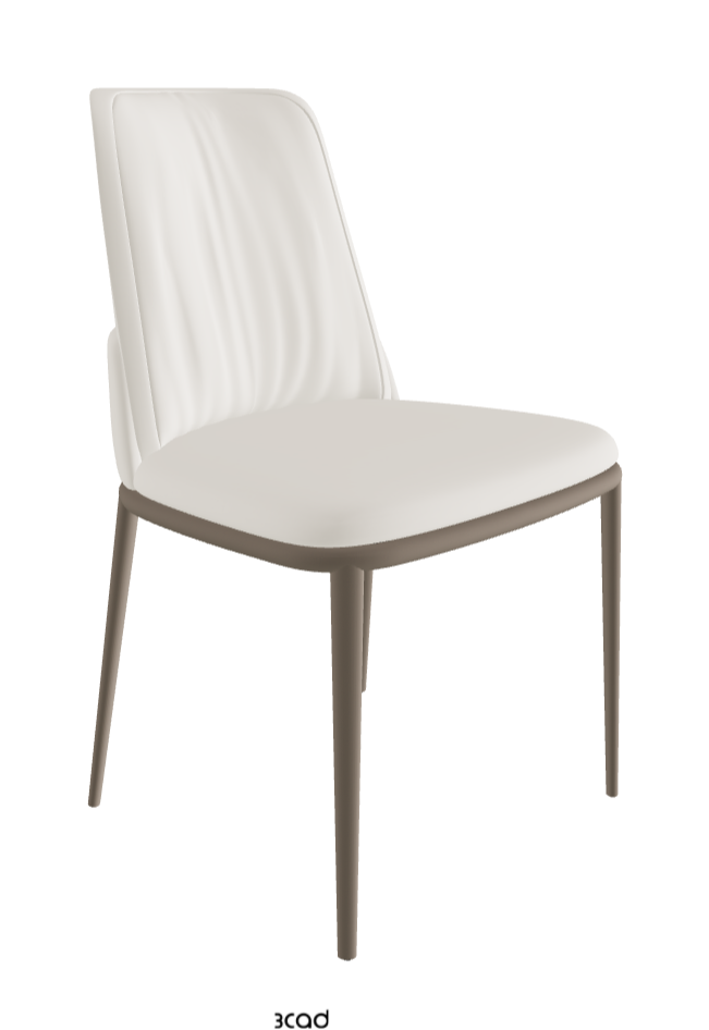 Belinda ML Dining Chair_Titanium Embossed_Glove Soft Leather_Dover