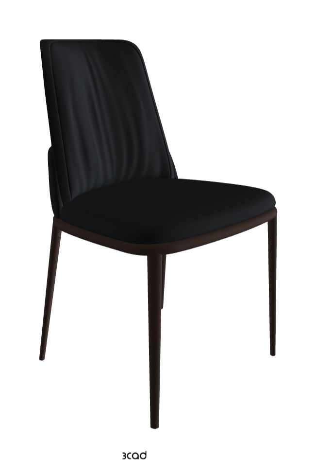 Belinda ML Dining Chair_Bronze Embossed_Soft Leather_Atlantico