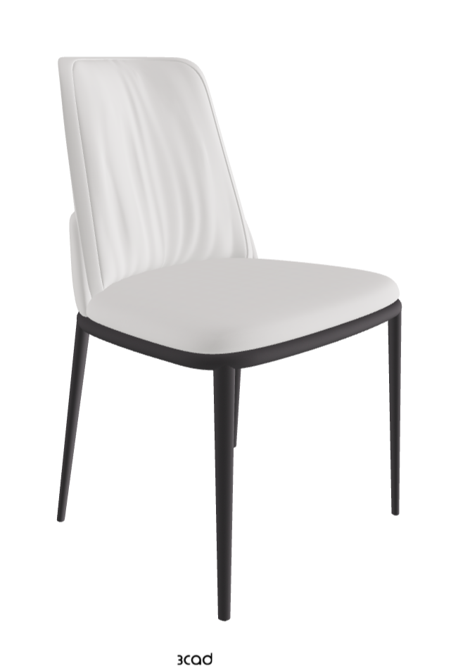 Belinda ML Dining Chair_Graphite Embossed_Soft Leather_Canova