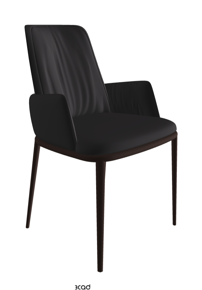 Belinda ML Dining Armchair_Bronze Embossed_Glove Soft Leather_Hornet