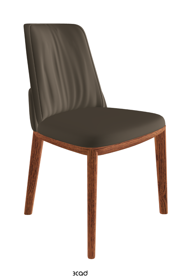 Belinda Dining Chair_Canaletto Walnut Stained Ashwood_Soft Leather_Fango