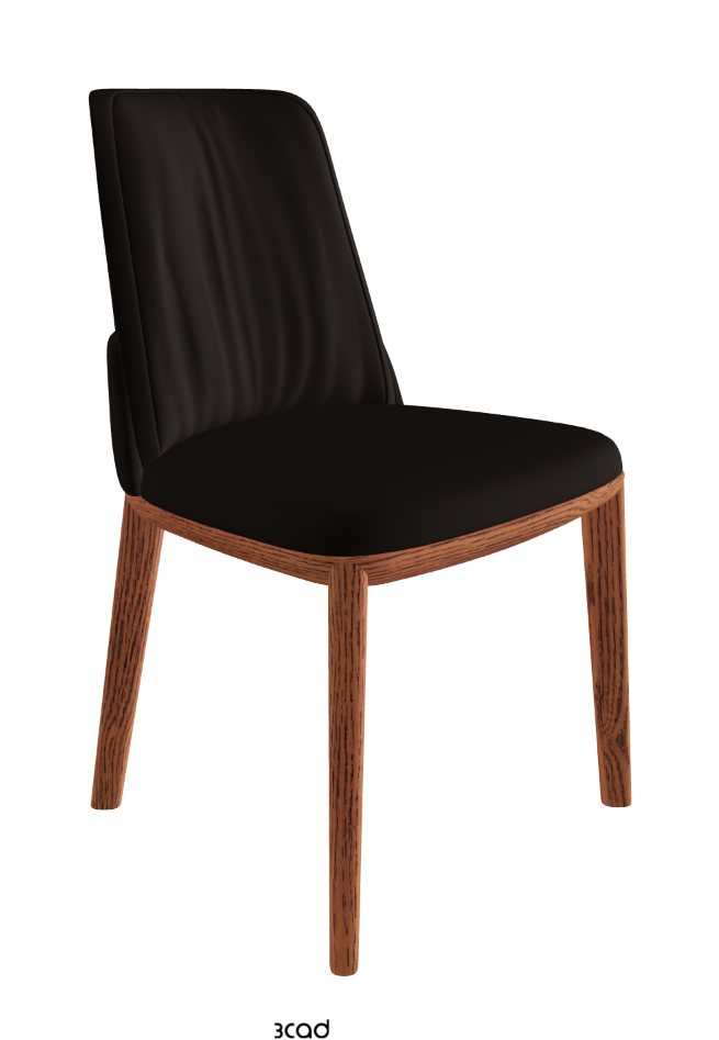 Belinda Dining Chair_Canaletto Walnut Stained Ashwood_Soft Leather_Moka