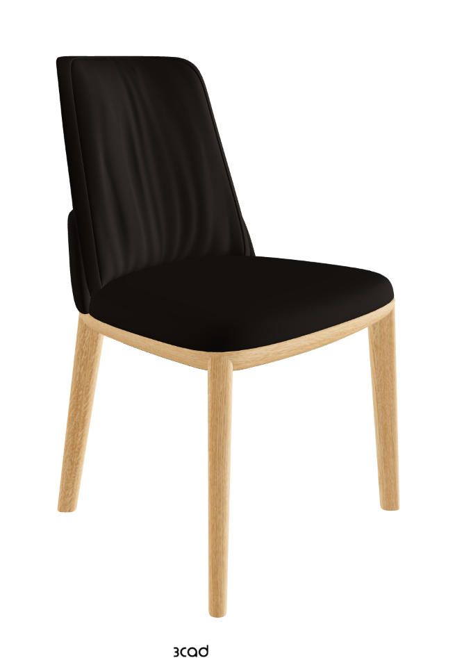 Belinda Dining Chair_Natural Ashwood_Soft Leather_Moka