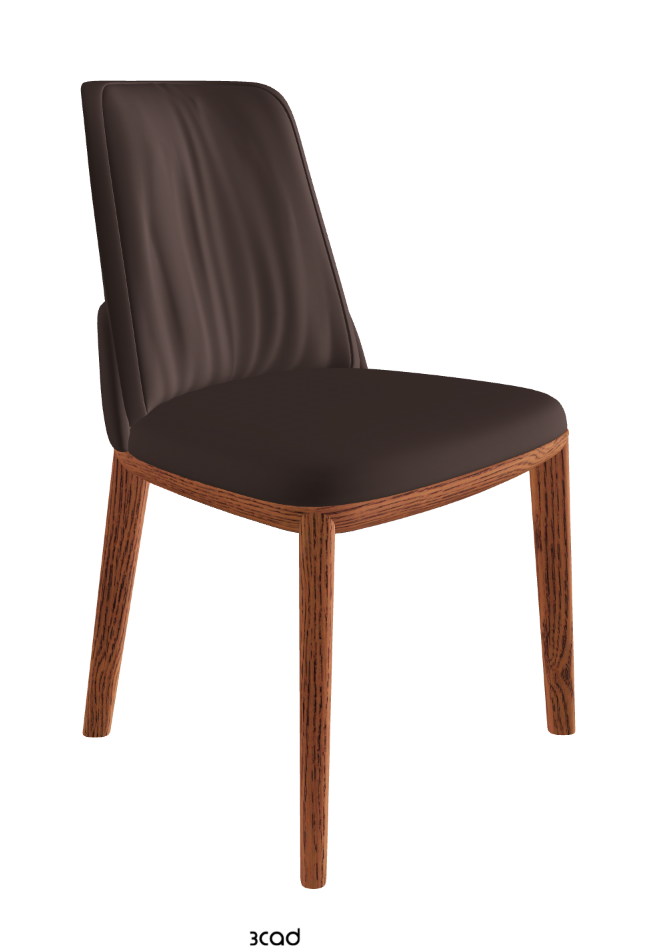 Belinda Dining Chair_Canaletto Walnut Stained Ashwood_Soft Leather_Marrone