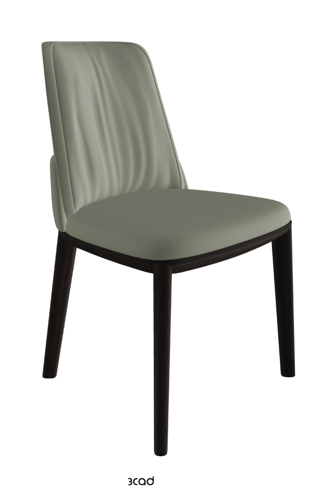 Belinda Dining Chair_Burned Oak Stained Ashwood_Soft Leather_Cenere