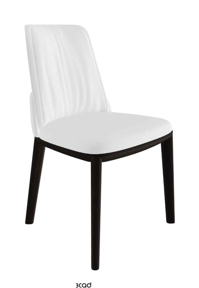 Belinda Dining Chair_Burned Oak Stained Ashwood_Soft Leather_Bianco