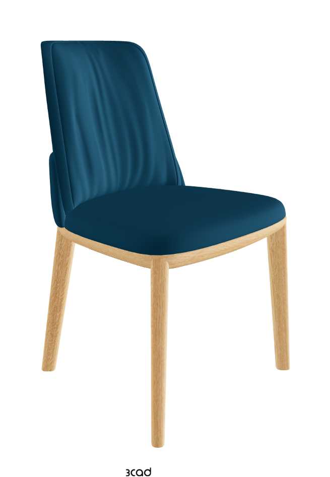 Belinda Dining Chair_Natural Ashwood_Soft Leather_Capri