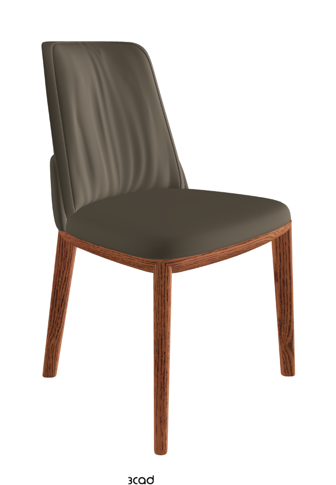 Belinda Dining Chair_Canaletto Walnut Stained Ashwood_Synthetic Leather_Fango