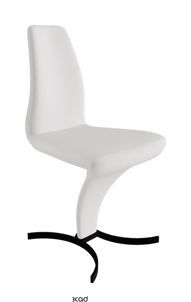 Betty Dining Chair_Matt Black_Soft Leather:_Canova